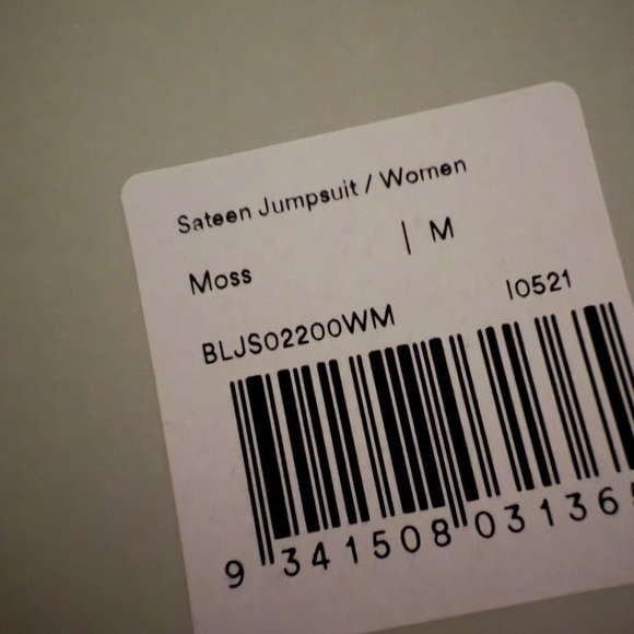 Ettitude Bamboo Sateen Jumpsuit Luxurious in Moss Sage Womens Medium NIB. $314 - Picture 4 of 14